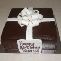 Gift Box - Ganache icing Cake